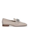 Loafers en cuir avec chaîne - latte