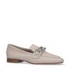 Loafers en cuir avec chaîne - latte