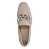 Loafers en cuir avec chaîne - latte
