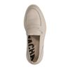 Penny loafers en cuir - blanc cassé