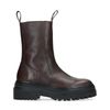 Chelsea boots en cuir - marron