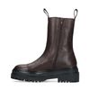 Chelsea boots en cuir - marron
