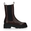 Chelsea boots en cuir - marron