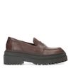 Loafers en cuir - marron foncé