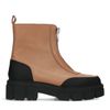 Bottines beiges avec des détails noirs