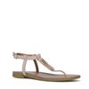 Sandales en cuir - nude