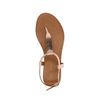 Sandales en cuir avec détails dorés - rose