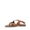 Sandales en cuir - marron