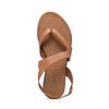 Sandales en cuir - marron