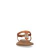 Sandales cuir avec détails - marron