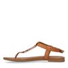 Sandales cuir avec détails - marron