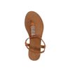 Sandales cuir avec détails - marron