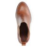 Bottines en cuir à talon - marron