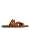 Claquettes en cuir - marron