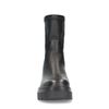 Chelsea boots cuir et synthétique - noir