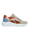 Baskets en cuir - multicolore