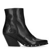 Bottines en cuir avec talon western Sacha x Jolielot - noir