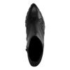 Bottines en cuir avec talon western Sacha x Jolielot - noir