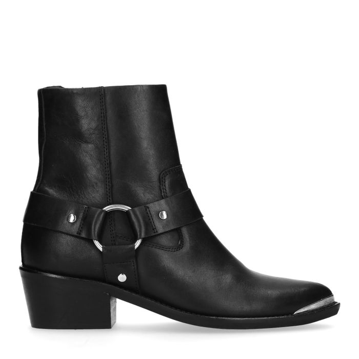 bottines western femme cuir