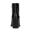 Bottines cuir à talon - noir