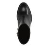 Bottines cuir à talon - noir