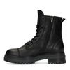 Bottines à lacets en cuir - noir