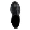 Bottines à lacets en cuir - noir