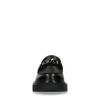 Loafers en cuir avec semelle plateforme - noir