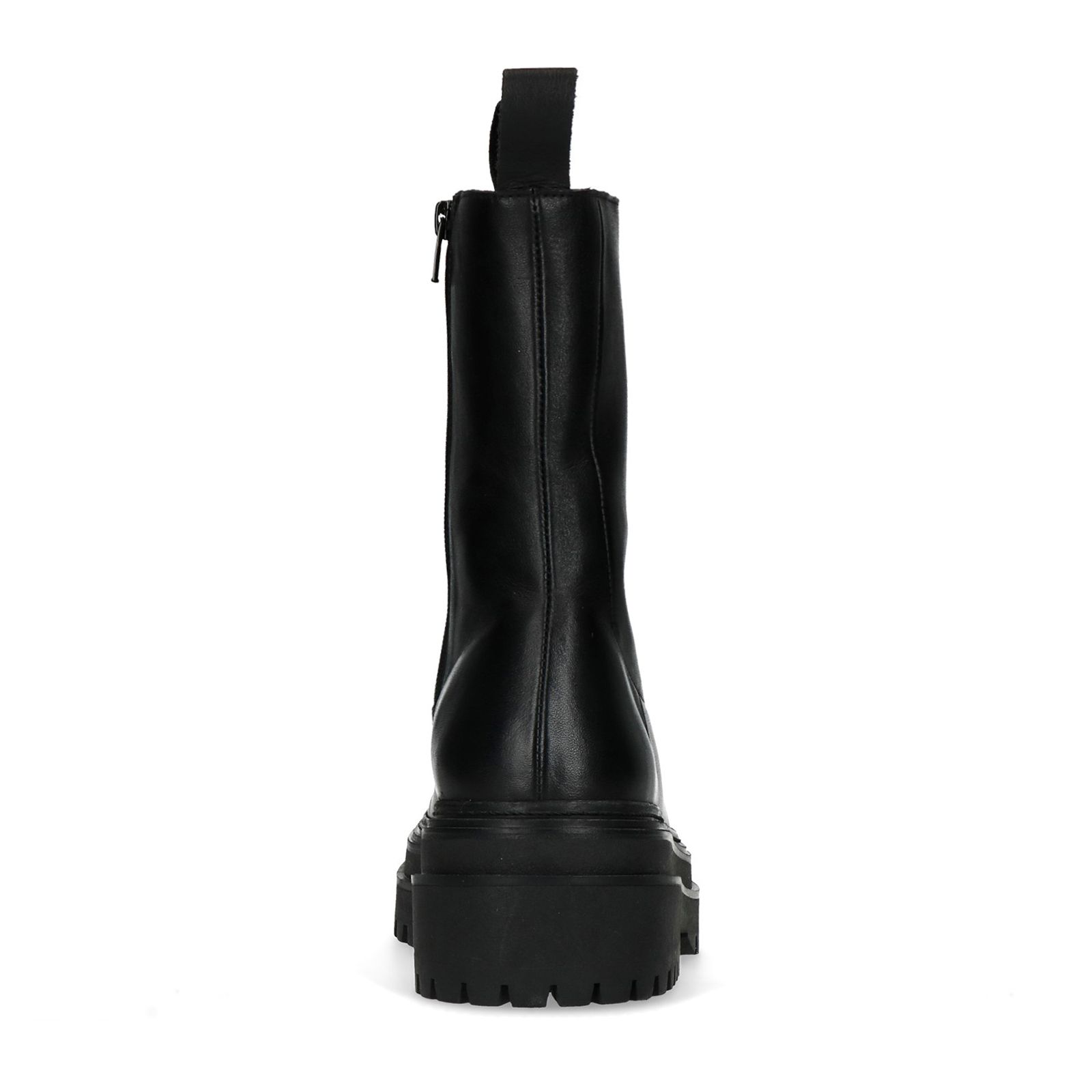 bottes haute cuir noir femme