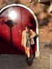 Bottes hautes en cuir avec talon - noir