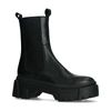 Chelsea boots en cuir - noir