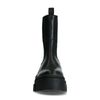 Chelsea boots en cuir - noir
