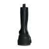 Chelsea boots en cuir - noir