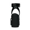 Sandales en cuir avec talon et semelle plateforme - noir