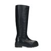 Chelsea boots montantes en cuir - noir