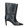 Bottines cuir à talon - noir