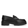 Loafers chunky en cuir - noir