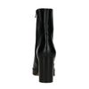 Bottines cuir à talon - noir