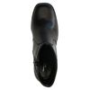Bottines cuir à talon - noir