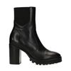 Bottines cuir à talon - noir