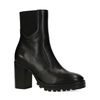 Bottines cuir à talon - noir
