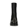 Bottines cuir à talon - noir