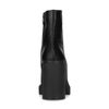 Bottines cuir à talon - noir