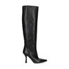 Bottes hautes en cuir - noir
