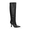 Bottes hautes en cuir - noir