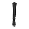 Bottes hautes en cuir - noir