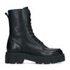Bottines à lacets en cuir - noir