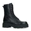 Bottines à lacets en cuir - noir