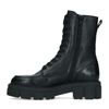 Bottines à lacets en cuir - noir