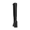 Bottes hautes avec talon cubain - noir